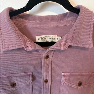 Outerknown Lavender Casual Button Down Blanket Shirt (NWOT)